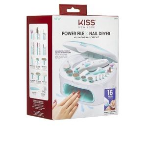 KISS New York Power File X Nail Dryer, Electric Nail File & Nail Dryer SystemNEW